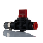 Norgren Shunt off valve Pneumatic Manual Control Valve Pneufit C Series, 1/4