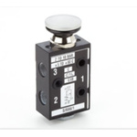 Norgren Button 3/2 Mechanical Valve Martonair Series, G 1/8, 1/8, III B