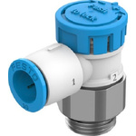 Festo Manual Flow Control Pneumatic Manual Control Valve VFOE Series, G 3/8, 3/8in, III B