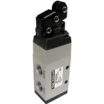 SMC Basic Mechanical Valve Pneumatic Manual Control Valve VFM300 Series, Rc 1/4, 1/4in, Series VFM200/300