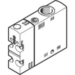 Festo Basic 3/2 Open, Single Solenoid Pneumatic Control Valve CPE18 Series, G 1/4, M5, 550166