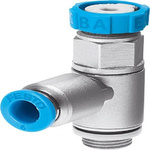 Festo Manual Exhaust Air One Way Flow Control Pneumatic Control Valve GRLSA Series, G 1/4, G 1/4, 540662