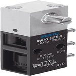Festo Lever 3/2 Way Valve, Monostable Mechanical Valve RW Series, 2.5mm, 10750