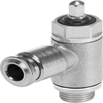 Festo Manual Exhaust Air One Way Flow Control Pneumatic Control Valve VFOH Series, G 1/4, G 1/4, 578800