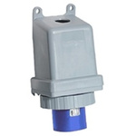 ABB, Tough & Safe IP67 Blue Panel Mount 2P+E Industrial Power Plug, Rated At 63.0A, 230.0 V