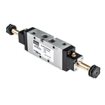 Parker 5/2 Pneumatic Solenoid Valve - Solenoid/Solenoid G 1/4 Viking Xtreme Series