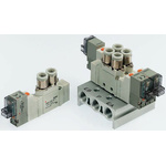 SMC 5/2 Pneumatic Solenoid Valve - Solenoid/Pilot SY5000 Series 24V dc