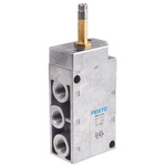 Festo 5/2 Pneumatic Solenoid Valve - Solenoid/Pilot G 1/4 MFH Series 12 → 48V dc, 24 → 240V ac, 6211