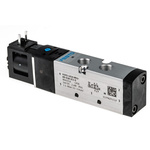 Festo 5/2 Solenoid Valve - Solenoid/Spring G 1/8 VUVS Series 24V dc, 8043214