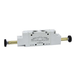 RS PRO 5/3 CC Pneumatic Solenoid Valve - Solenoid G 1/8 12 V dc, 24 V ac/dc, 110 V ac, 220 V ac