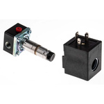 Norgren 3/2 Pneumatic Solenoid Valve - Solenoid/Spring G 1/8 V04 Series 24V dc