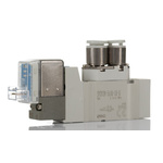 SMC 5/2 Pneumatic Control Valve - Solenoid/Pilot SY3000 Series 24V dc