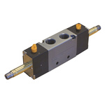 RS PRO 5/2 Pneumatic Solenoid Valve - Solenoid/Solenoid G 1/8 RV Series