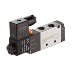 RS PRO 5/2 Pneumatic Solenoid Valve - Pilot G 1/4 RV Series