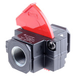 Norgren R74G Series, Pneumatic Shuttle Valve OR Logic Function Threaded Connection, G 1/2 Female Thread, 17 bar Max