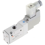 SMC 3/2 Pneumatic Solenoid Valve - Solenoid/Spring G 1/8 SYJ700 Series 230V ac