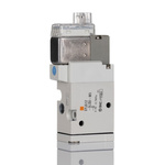 SMC 3/2 Pneumatic Solenoid Valve - Solenoid/Pilot Metric M5 SYJ500 Series 24V dc