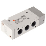 SMC 5/2 Pneumatic Control Valve - Pilot/Spring G 1/8 SYJA7000 Series