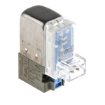 SMC 3/2 Pneumatic Solenoid Valve - Spring/Solenoid V100 Series 24V dc