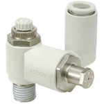SMC ASR Non Return Valve R 1/2 Male Inlet, 12mm Tube Outlet, Maximum of 1MPa