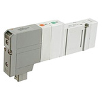 SMC 5/2 Pneumatic Solenoid Valve - Solenoid/Pilot SV2000 Series 24V dc