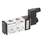 RS PRO Pneumatic Solenoid Valve - Solenoid/Solenoid G 1/8 V50 Series 24V dc