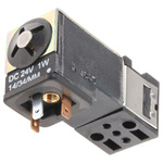 Crouzet 3/2 Pneumatic Solenoid Valve - Solenoid/Pilot 81 Series 24V dc