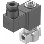 Festo 2/2 Pneumatic Solenoid Valve - Solenoid/Spring G 1/4 VZWD Series, 1491844