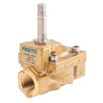 Festo 2/2 Pneumatic Solenoid Valve - Solenoid/Spring G 3/8 VZWM Series, 546147