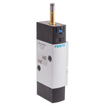 Festo 5/2 Pneumatic Solenoid Valve - Solenoid/Spring NPT 1/4 VSNC Series 24V dc, 577262