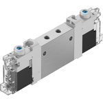 Festo 3/2 Solenoid Valve - Solenoid/Spring Metric M5 VUVG Series 24V dc, 8042538