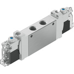 Festo 3/2 Solenoid Valve - Solenoid/Spring G 1/8 VUVG Series 24V dc, 8042562