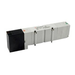 SMC 2/2 Pneumatic Solenoid/Pilot-Operated Control Valve - Solenoid/Solenoid VQ Series 24V dc