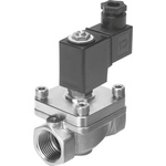 Festo 2/2 Solenoid Valve - Solenoid/Pilot G 1 VZWF Series, 1492138
