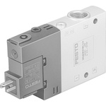 Festo 3/2 Solenoid Pilot Valve - Electrical G 1/4 CPE Series 24V dc, 163145