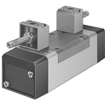 Festo 5/3 Closed Pneumatic Solenoid/Pilot-Operated Control Valve - Electrical MFH Series, 151024