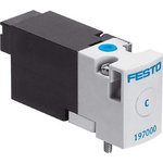 Festo 3/2 Open, Monostable Pneumatic Solenoid/Pilot-Operated Control Valve - Electrical MHA1 Series, 197020
