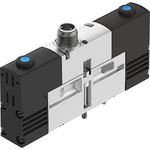 Festo 5/3 Closed Pneumatic Solenoid/Pilot-Operated Control Valve - Electrical VSVA Series 24V dc