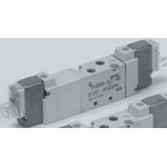 SMC 5/2 Pneumatic Solenoid Valve - Solenoid/Pilot Metric M5 SYJ5000 Series 24V dc