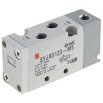 SMC 5/2 Pneumatic Control Valve - Pilot/Spring Metric M5 x 0.8 SYJA5000 Series