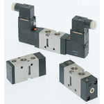 SMC 5/2 Pneumatic Solenoid Valve - Pilot/Pilot VFA3000 Series