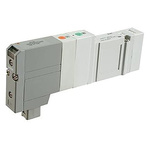 SMC 5/2 Pneumatic Solenoid Valve - Solenoid/Pilot SV2000 Series 24V dc