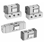 SMC 5/2 Pneumatic Solenoid Valve - Solenoid NPT 1/4 VFA3000 Series