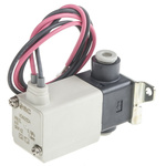 SMC 2/2 Pneumatic Solenoid Valve - Solenoid/Spring M5 x 0.8 VDW Series 24V dc