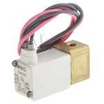 SMC 2/2 Pneumatic Solenoid Valve - Solenoid/Spring Push In 6 mm VDW Series 24V dc