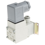 SMC 2/2 Pneumatic Solenoid Valve - Solenoid/Spring Push In 6 mm VX21 Series 24V dc