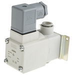 SMC 2/2 Pneumatic Solenoid Valve - Solenoid/Spring Push in 10 mm VX23 Series 24V dc