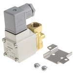 SMC 2/2 Pneumatic Solenoid Valve - Solenoid/Spring G 3/8 VX22 Series 24V dc