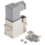 SMC 2/2 Pneumatic Solenoid Valve - Solenoid/Spring G 1/4 VX21 Series 24V dc