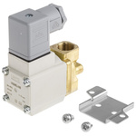 SMC 2/2 Pneumatic Solenoid Valve - Solenoid/Spring G 1/4 VX22 Series 230V ac